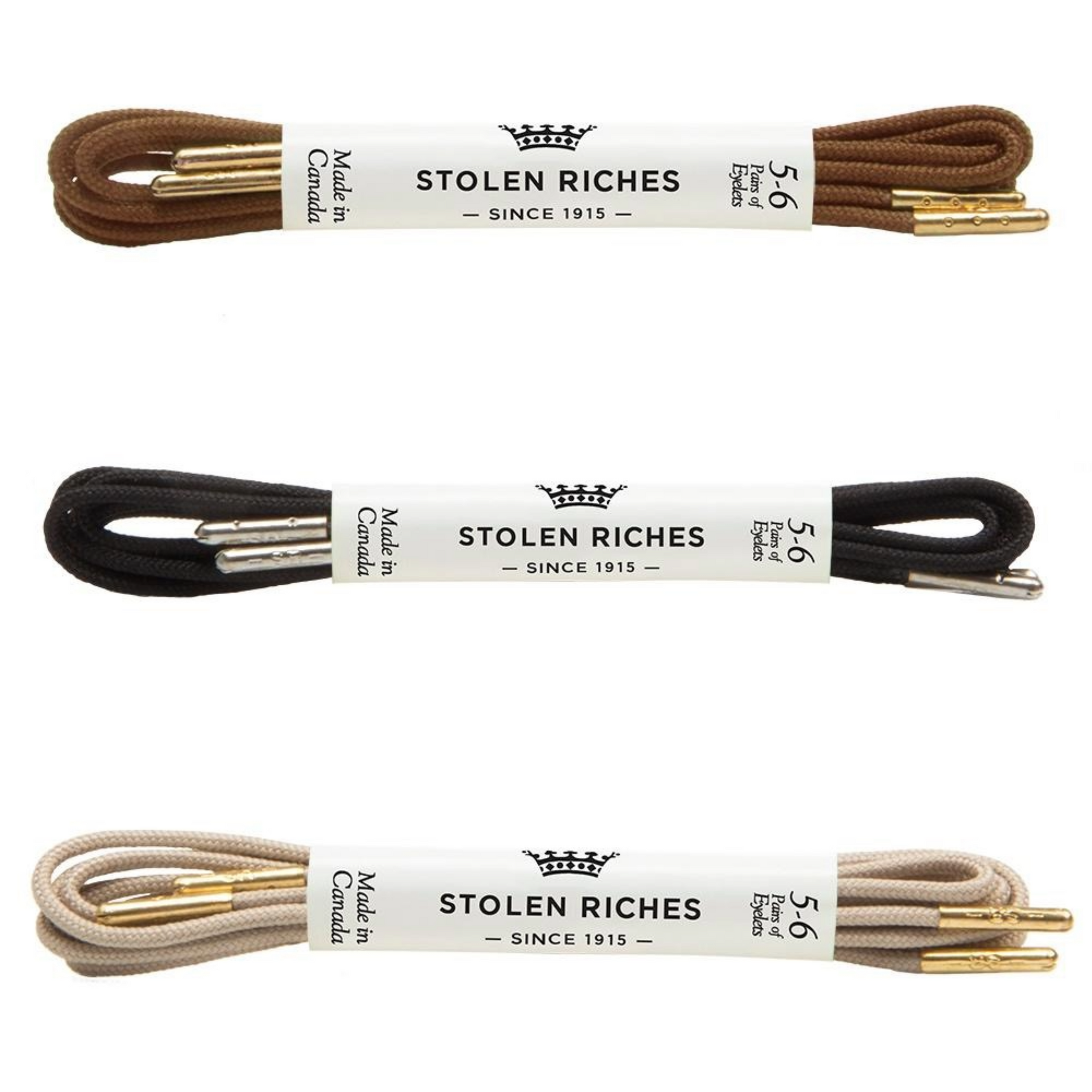 Neutral Dress Laces - 32"/81cm (3 pack)