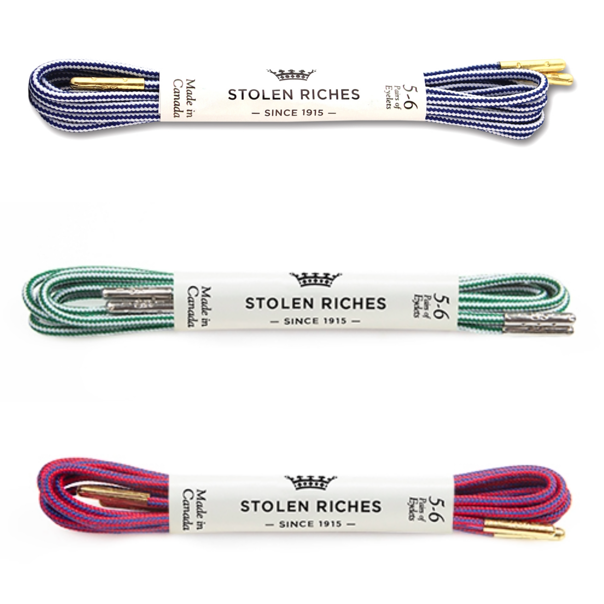 Stripe Dress Laces - 32"/81cm (3 pack)