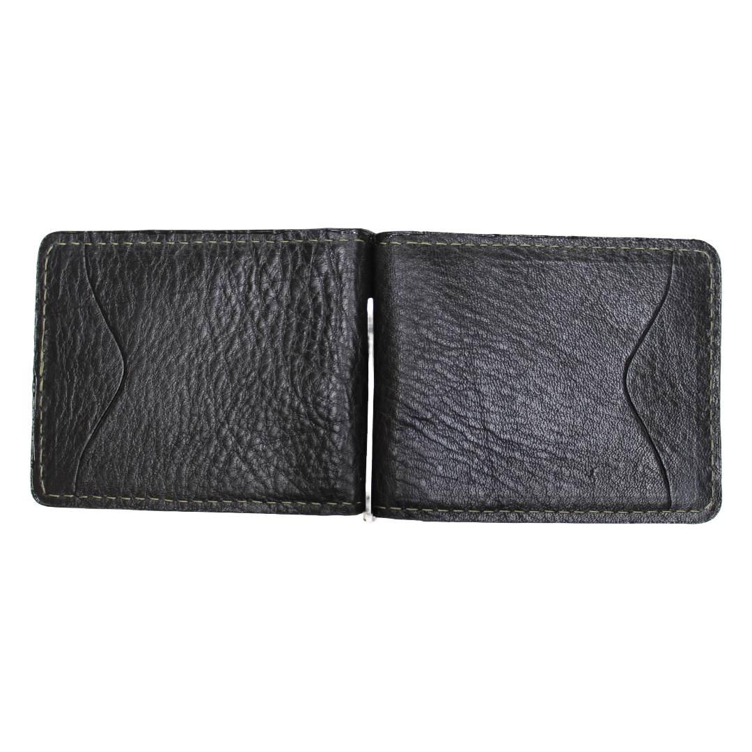 Black Money Clip Wallet