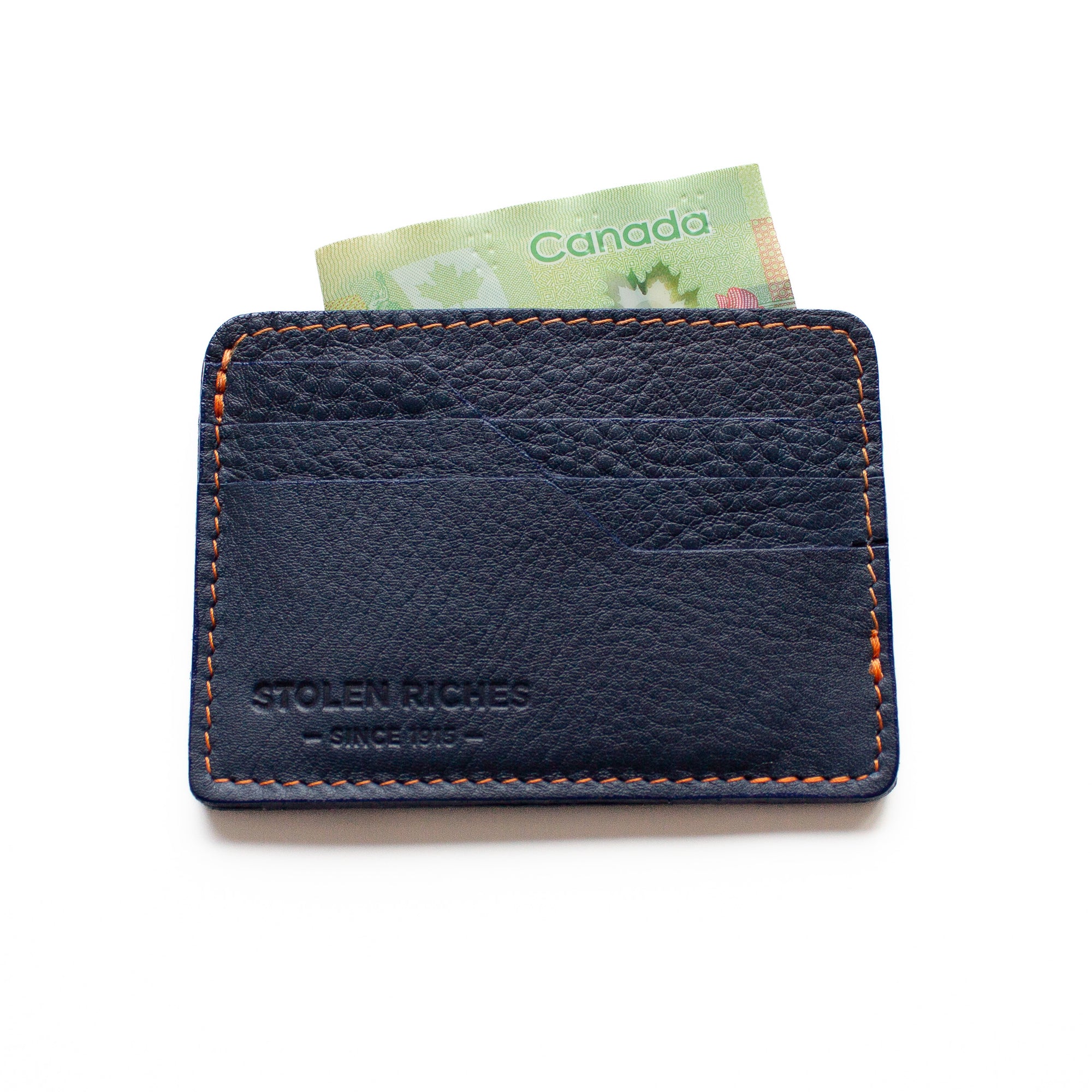 Blue Slim Card Holder Wallet