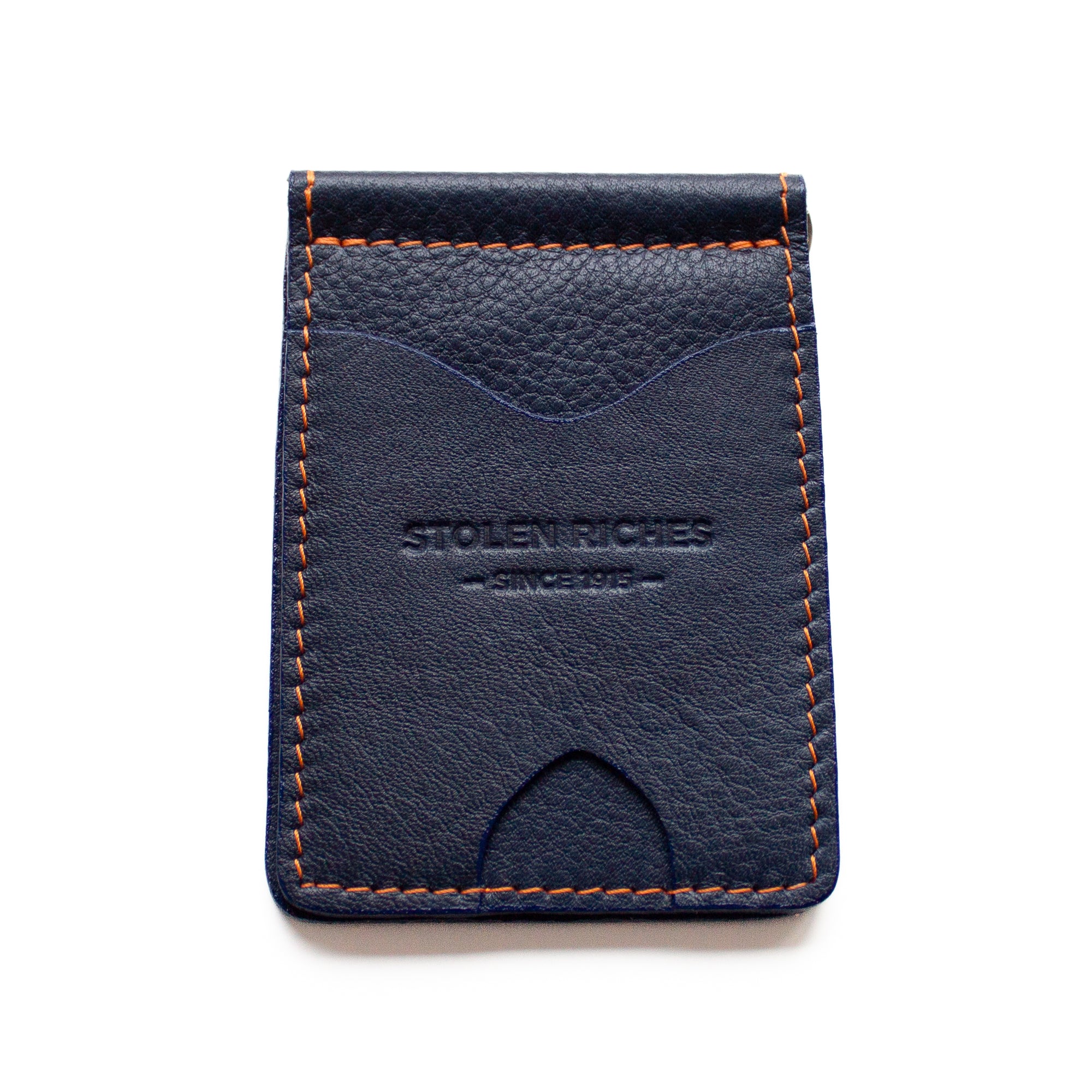Blue Money Clip Wallet