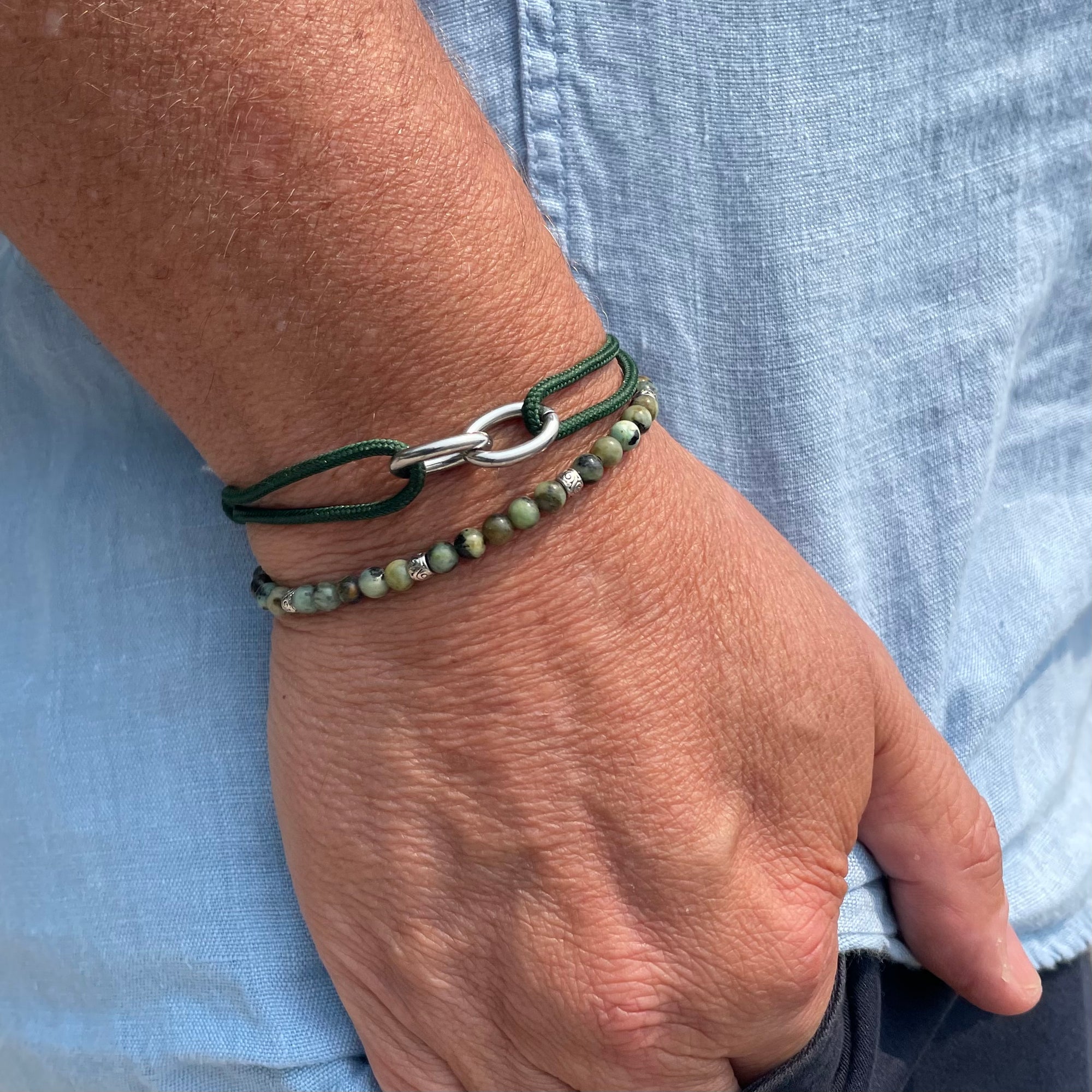 Formentera - African Turquoise Stone Bracelet