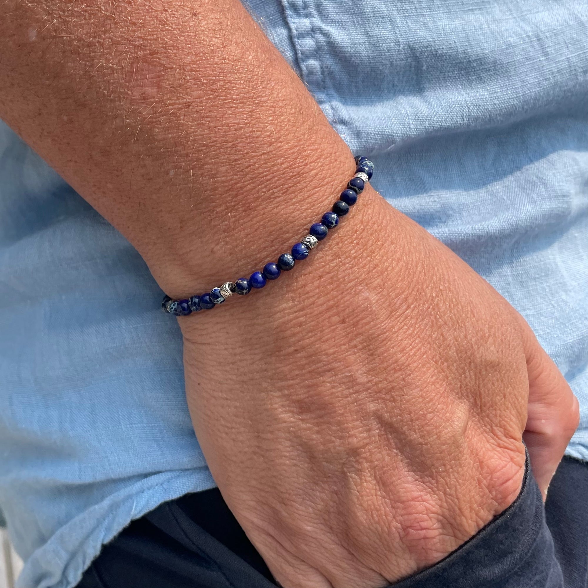 Formentera - Sea Sediment Jasper Stone Bracelet