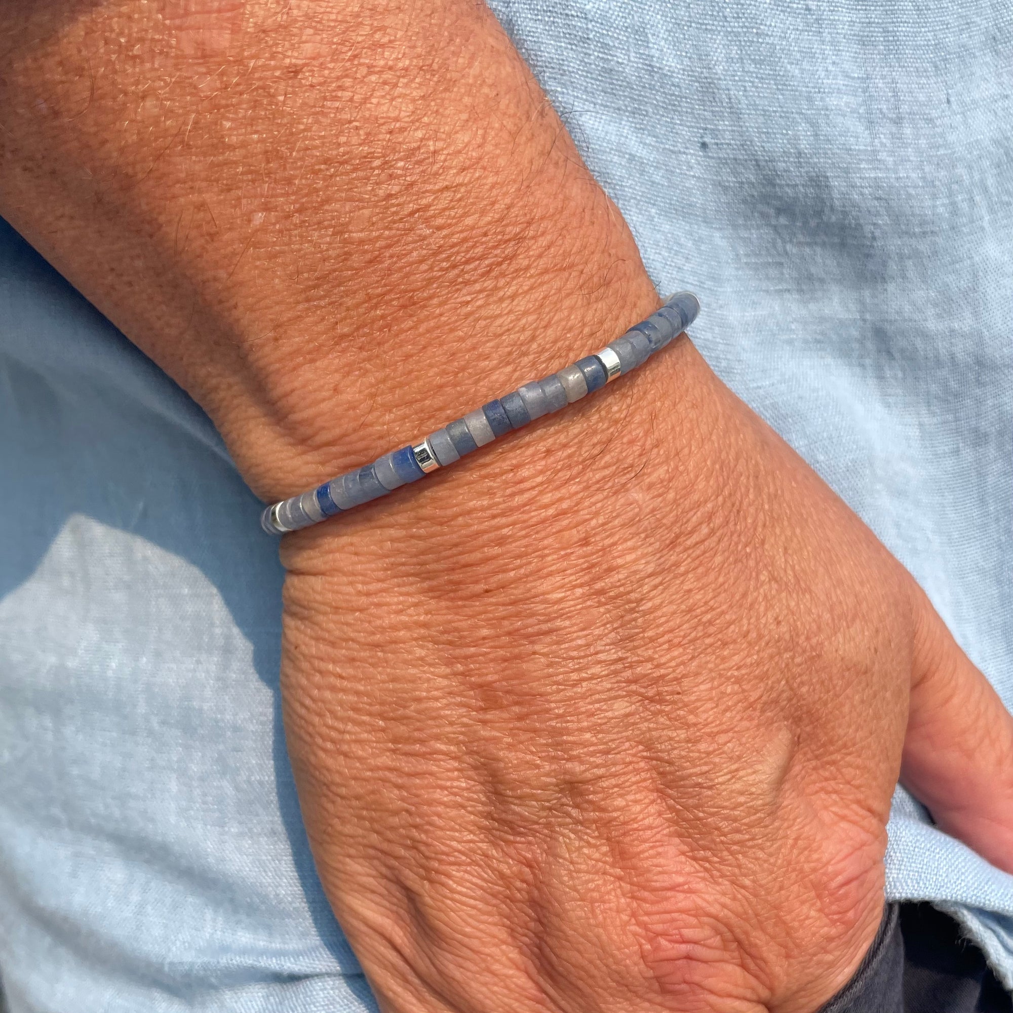 Ibiza - Aventurine Heishi Stone Bracelet