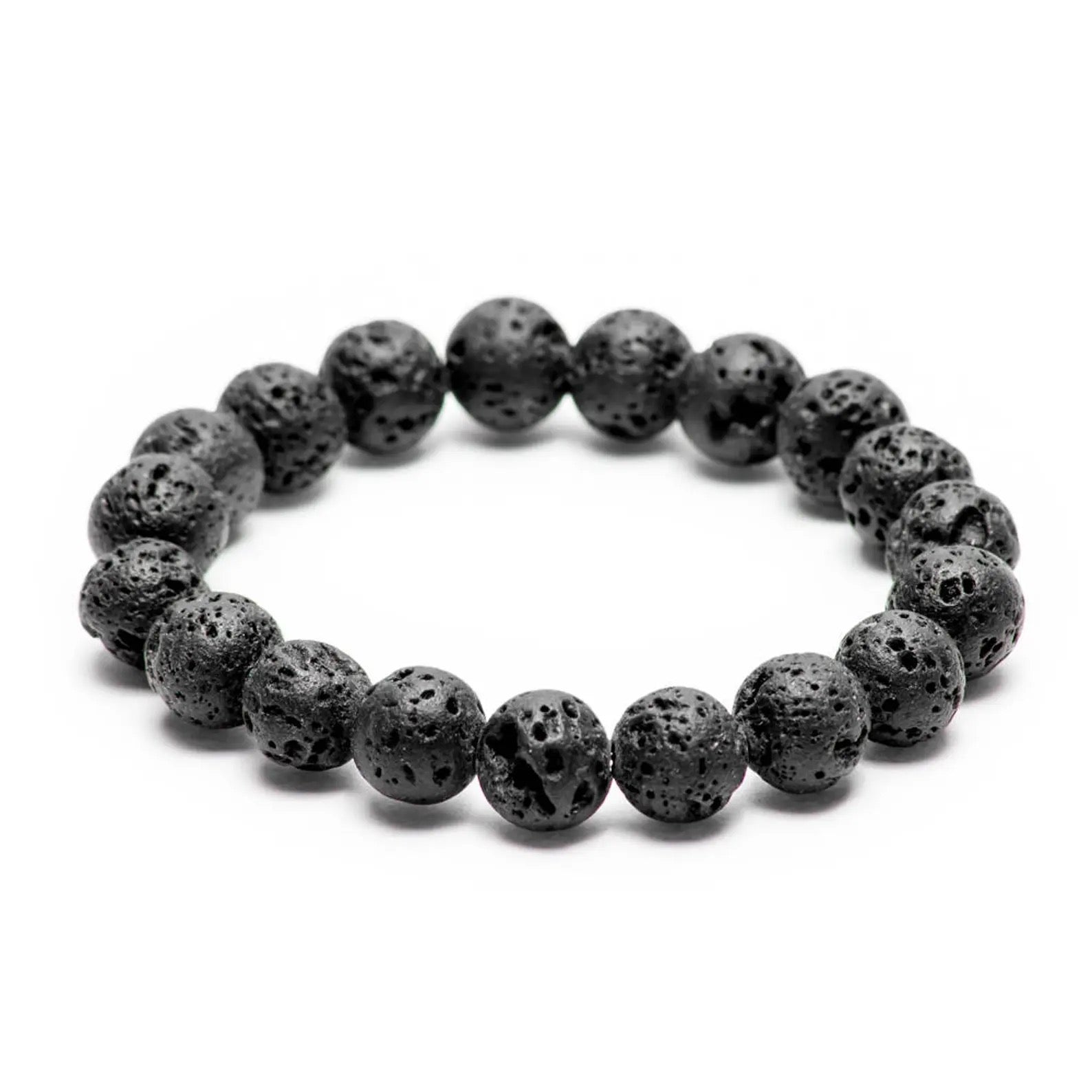 Mallorca - Black Volcanic Stone Bracelet