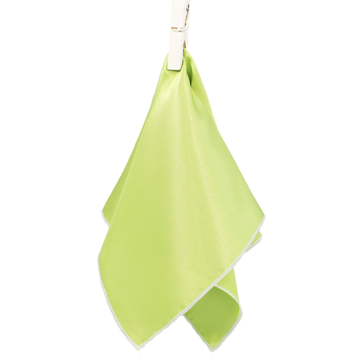 Avalon Green - Merrow Stitch Pocket Square (11”x11”) - Stolen Riches