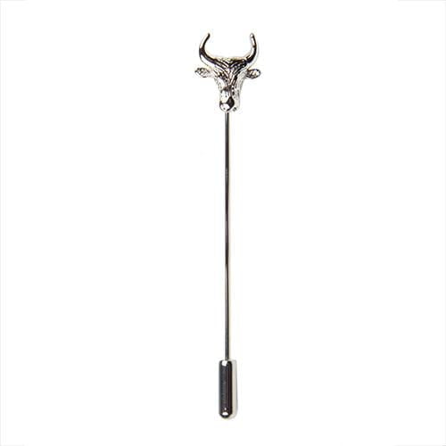 Ox Head Lapel Pin