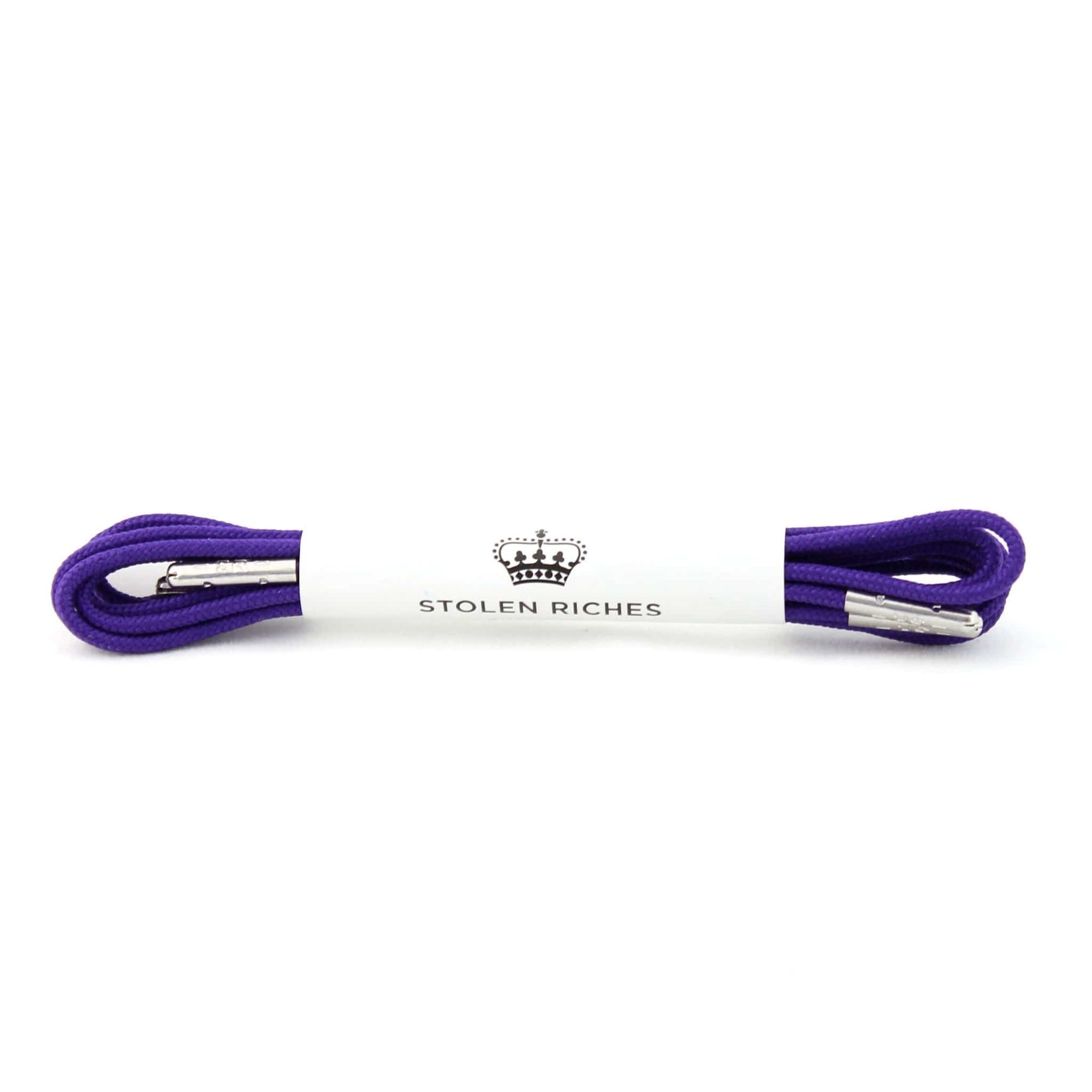 Purple laces for dress shoes, Length: 27"/69cm-Stolen Riches