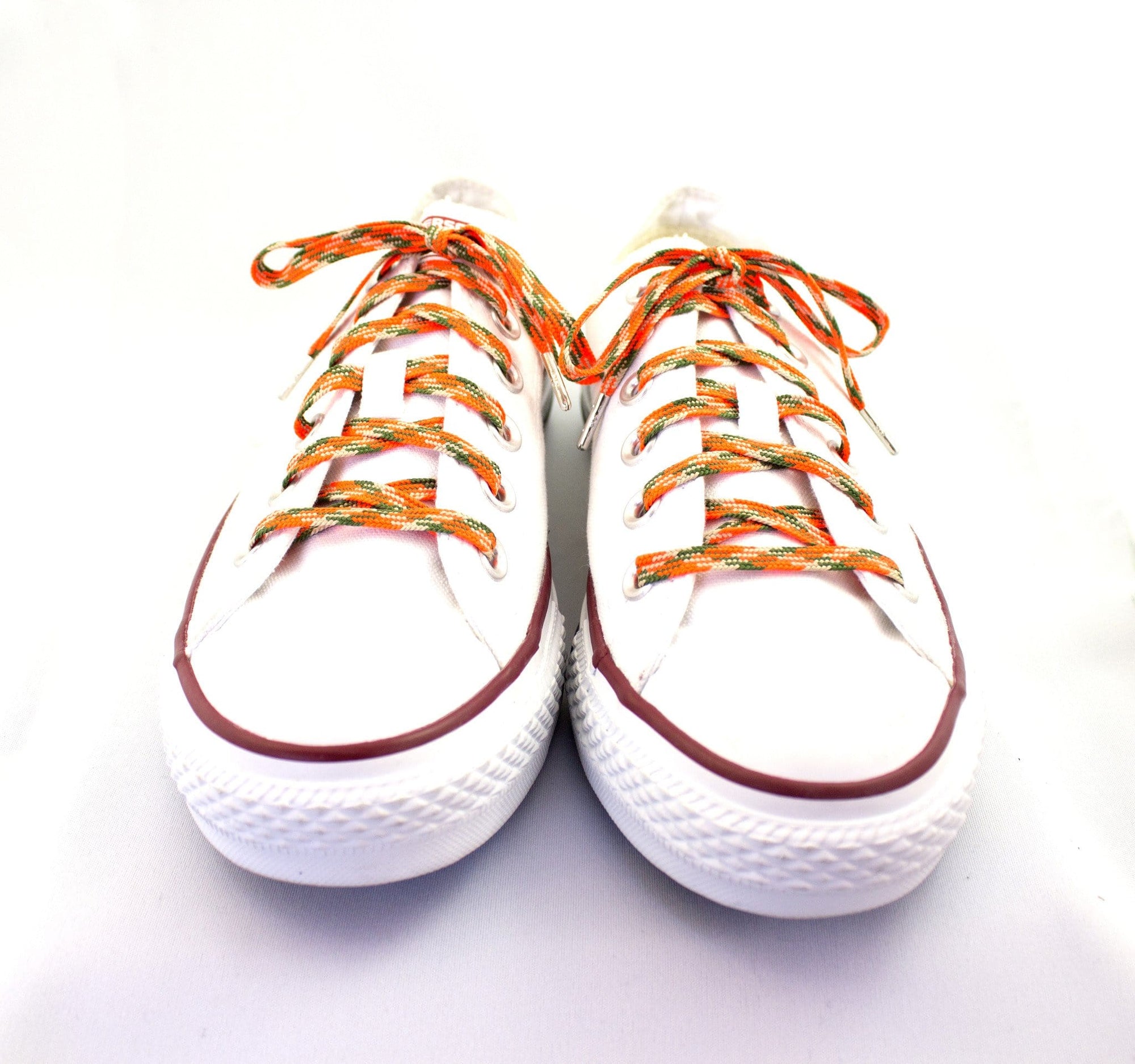 Camo orange laces for sneakers (Length: 45"/114cm) - Stolen Riches