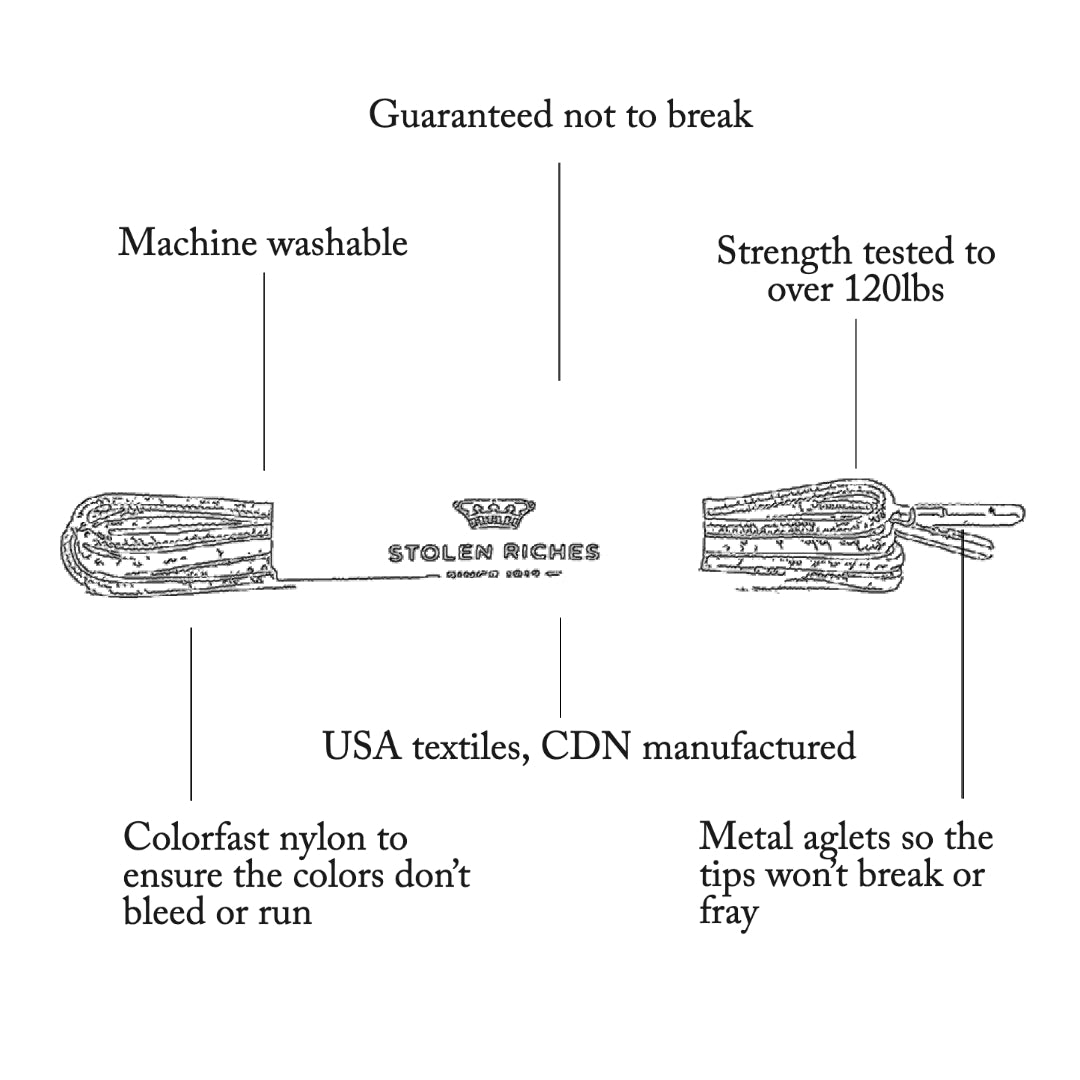 Hudson Bay - Chukka Boot Shoelace Four Pack - 27"/69cm