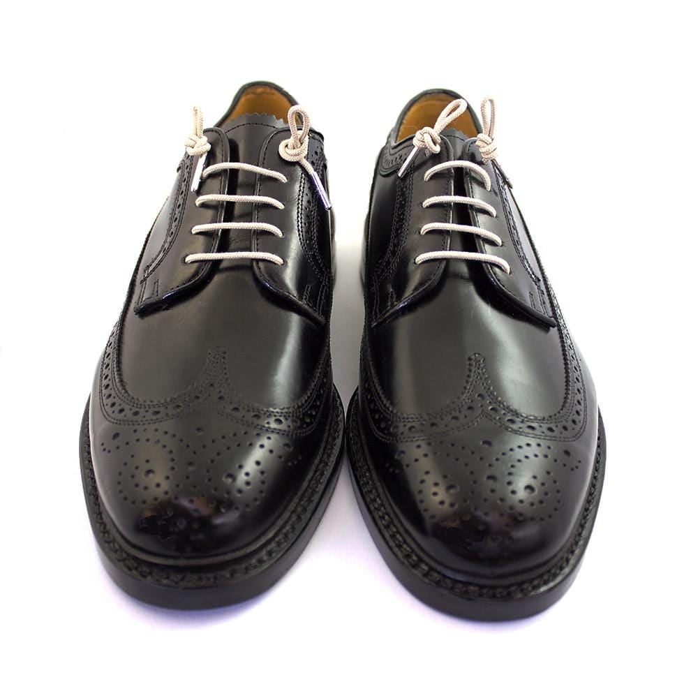 Cream laces for dress shoes, Length: 32"/81cm-Stolen Riches