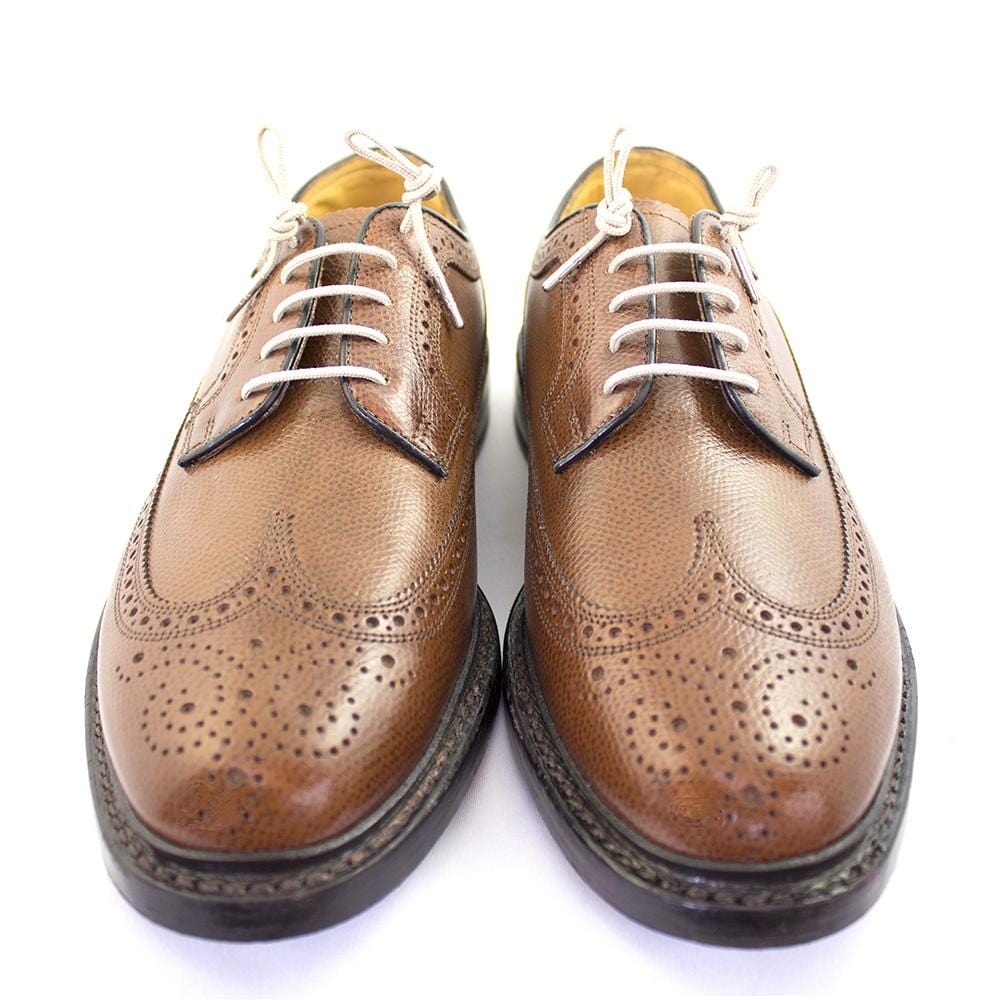 Cream laces for dress shoes, Length: 27"/69cm-Stolen Riches