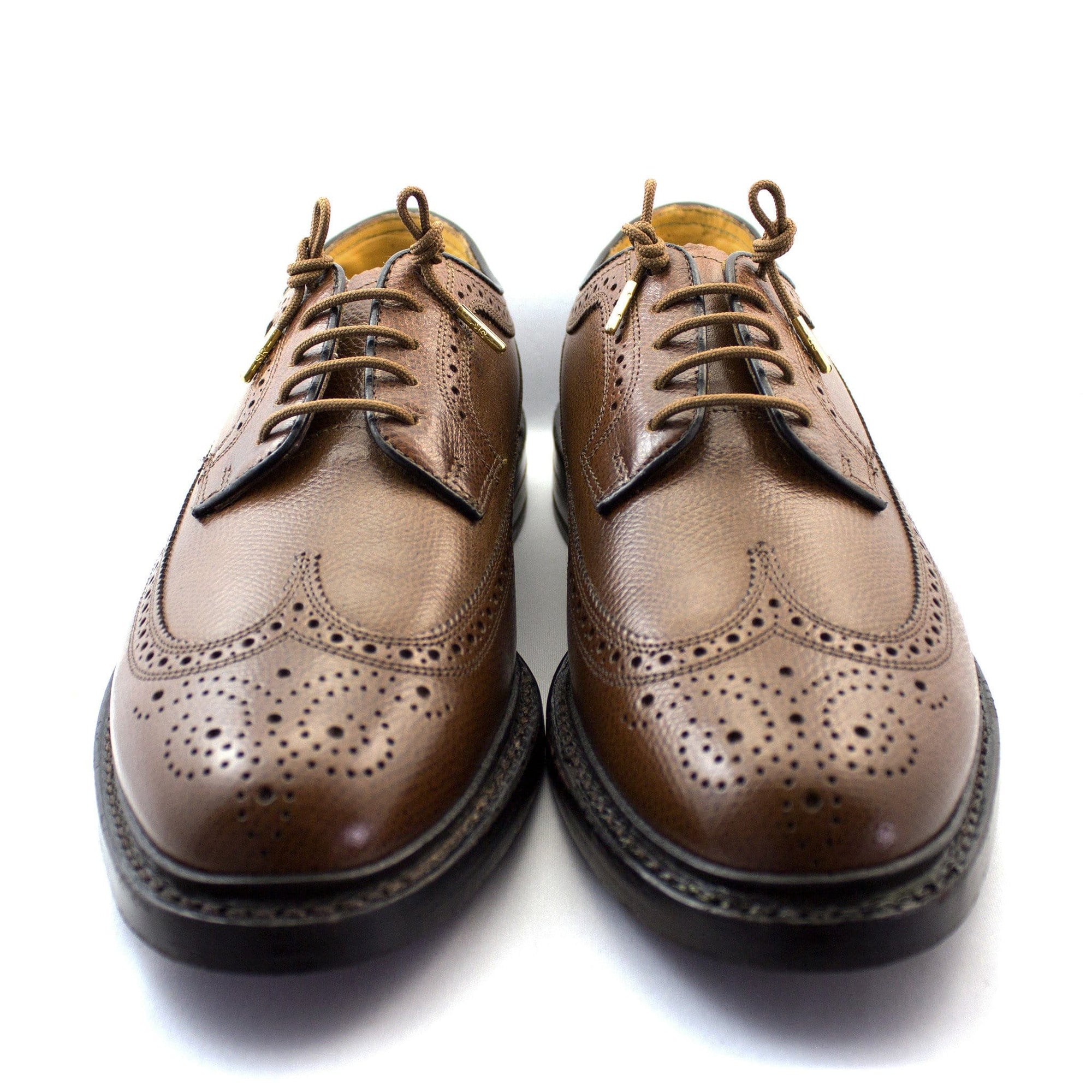 Brown laces for dress shoes, Length: 32"/81cm-Stolen Riches