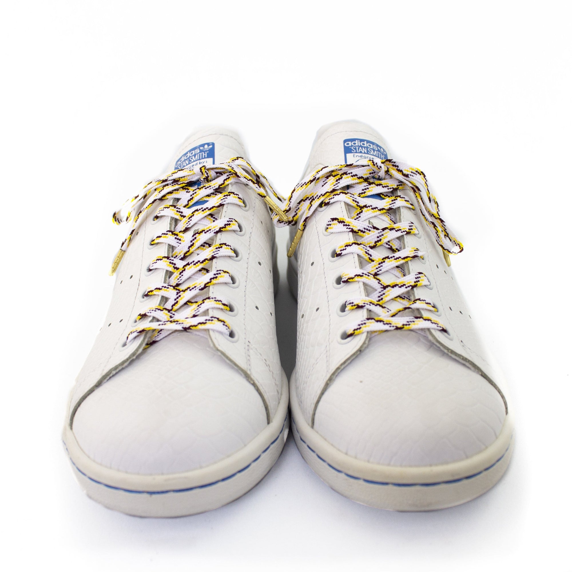 White wave laces for sneakers (Length: 45"/114cm) - Stolen Riches