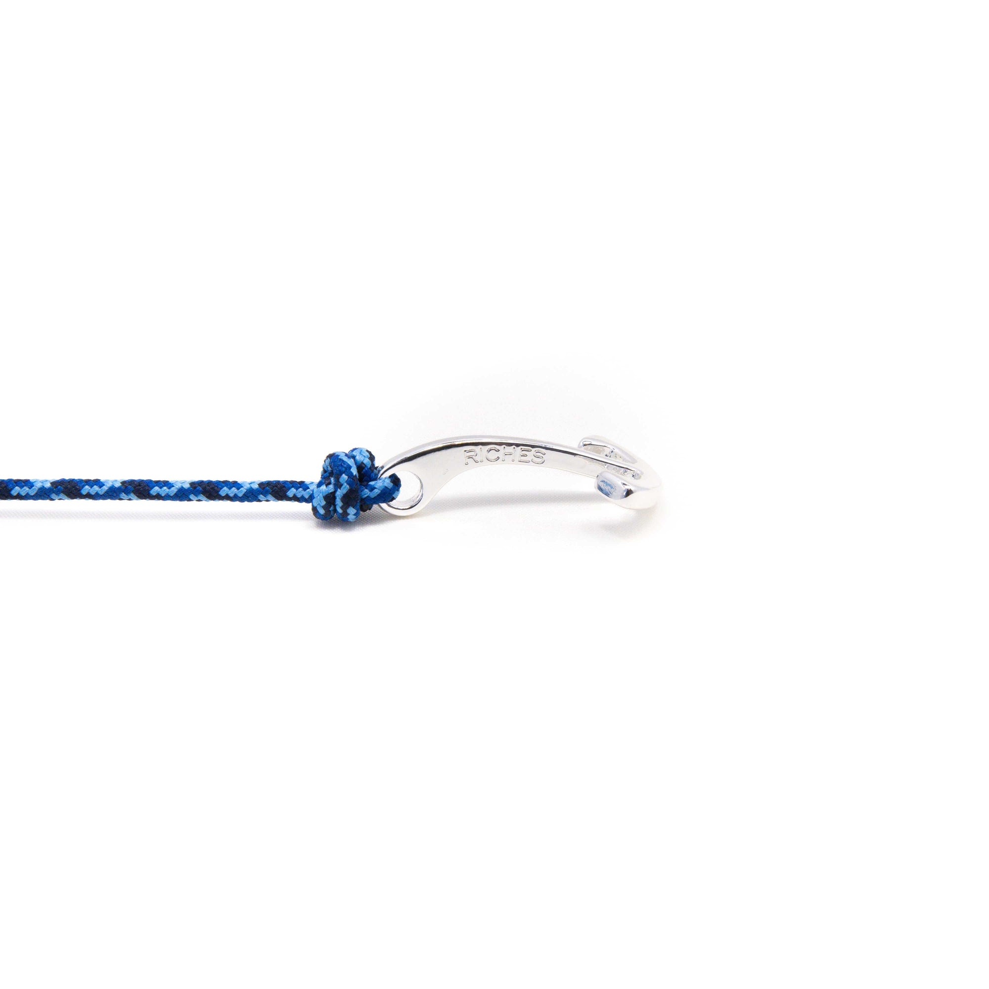 Adjustable anchor bracelet, silver-Wrist Wear-Stolen Riches / CA