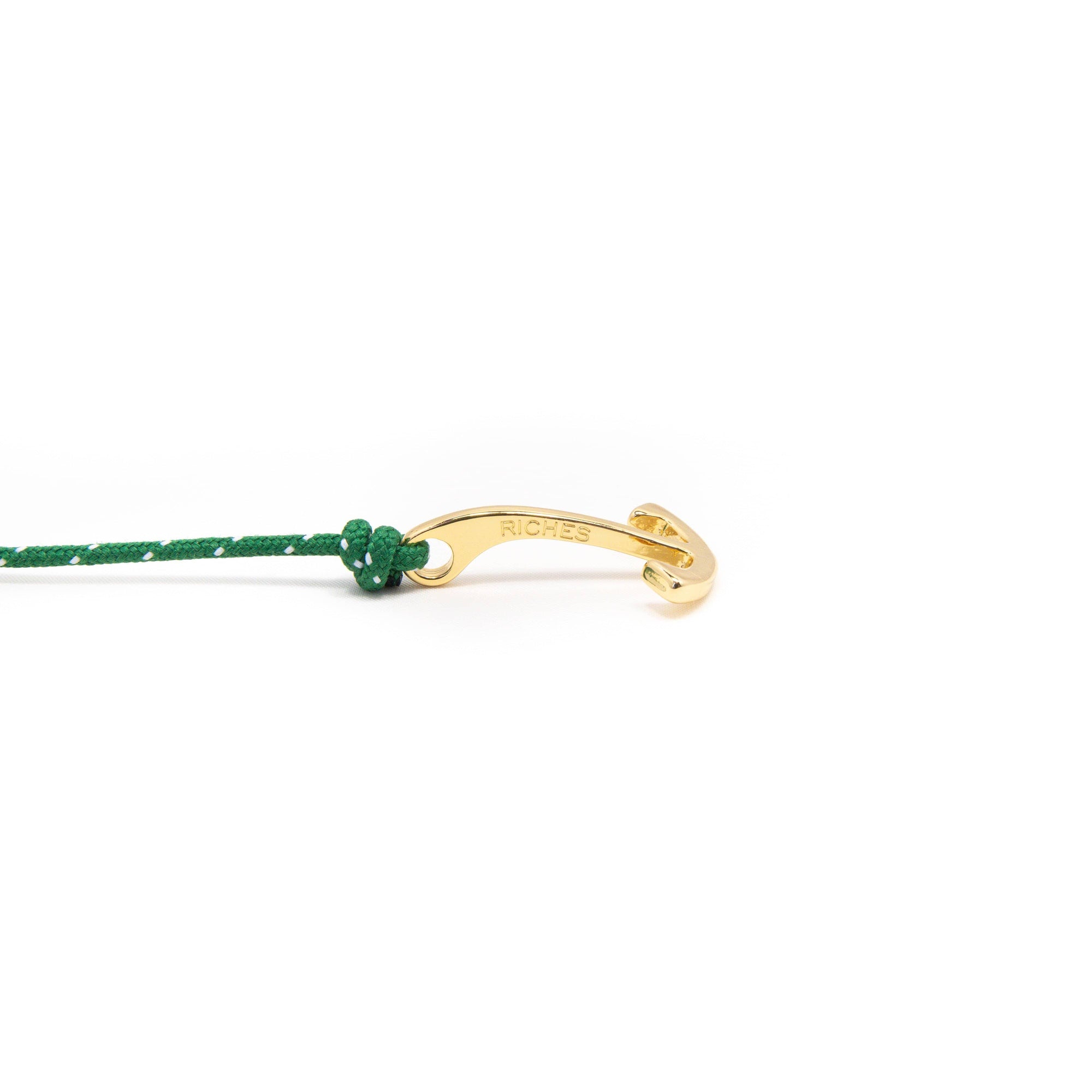 Adjustable anchor bracelet, gold-Wrist Wear-Stolen Riches / CA