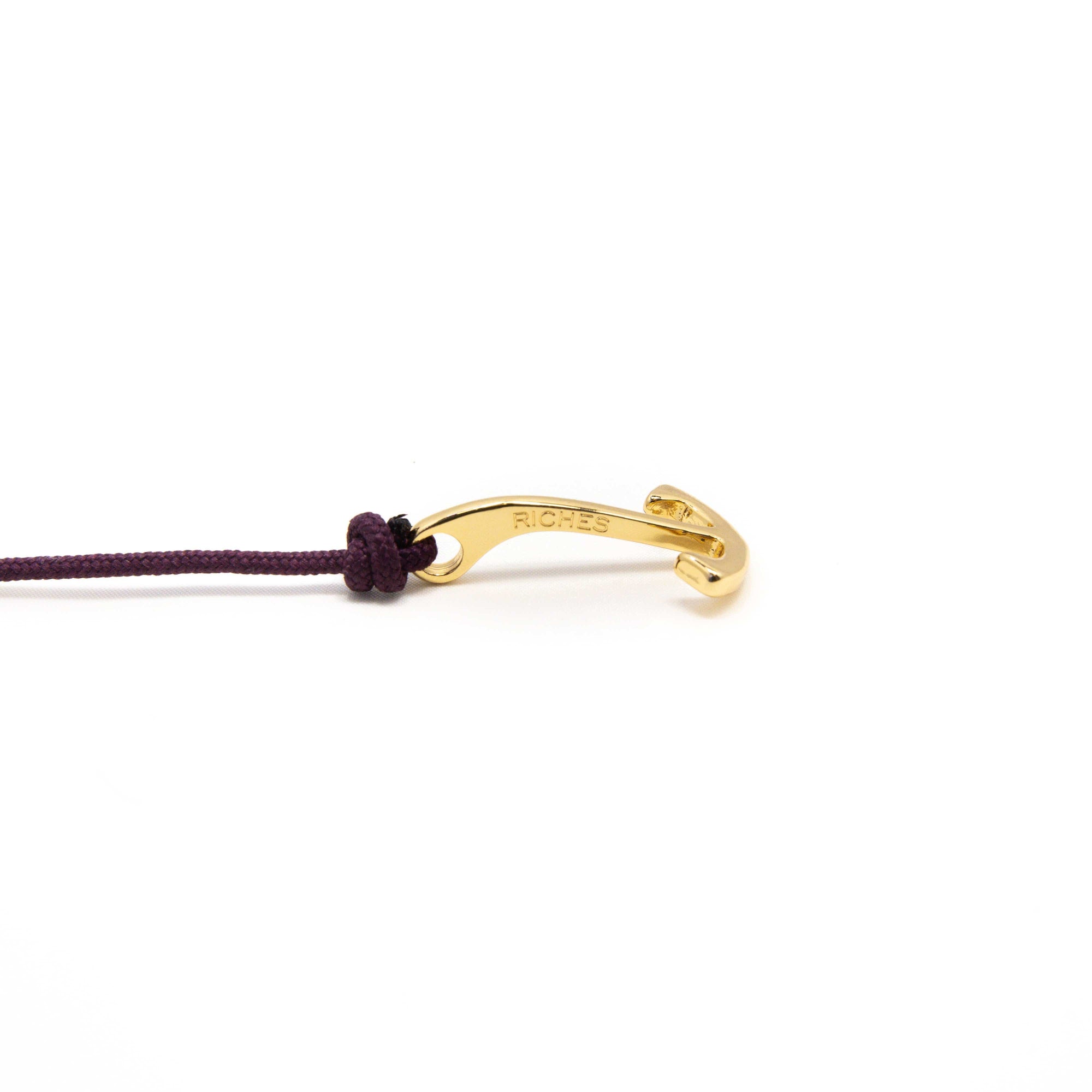 Adjustable anchor bracelet, gold-Wrist Wear-Stolen Riches / CA