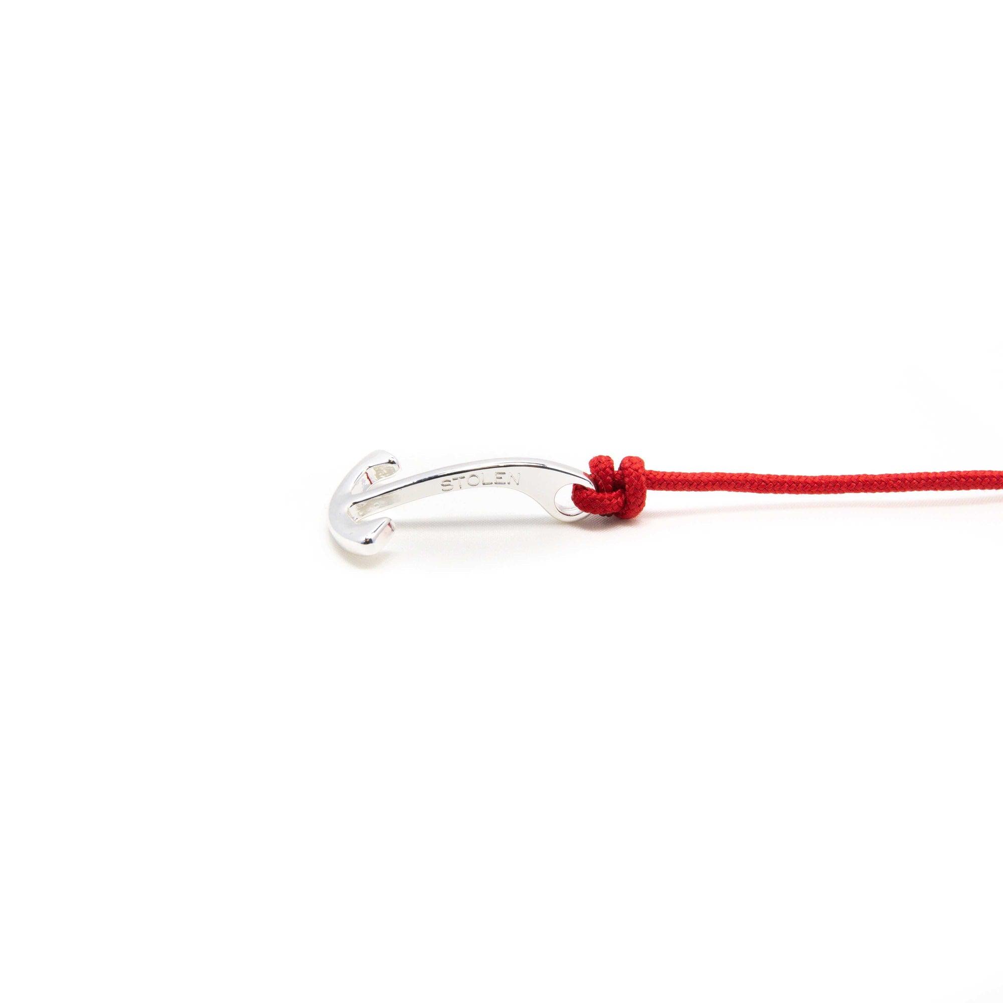 Adjustable anchor bracelet, silver-Wrist Wear-Stolen Riches / CA