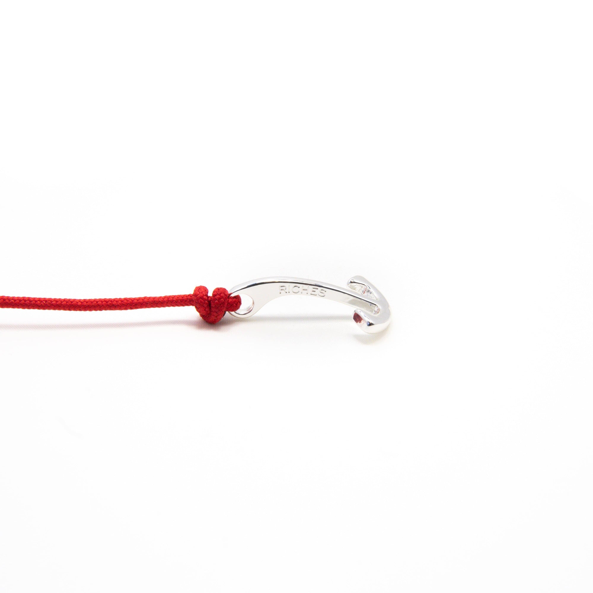Adjustable anchor bracelet, silver-Wrist Wear-Stolen Riches / CA