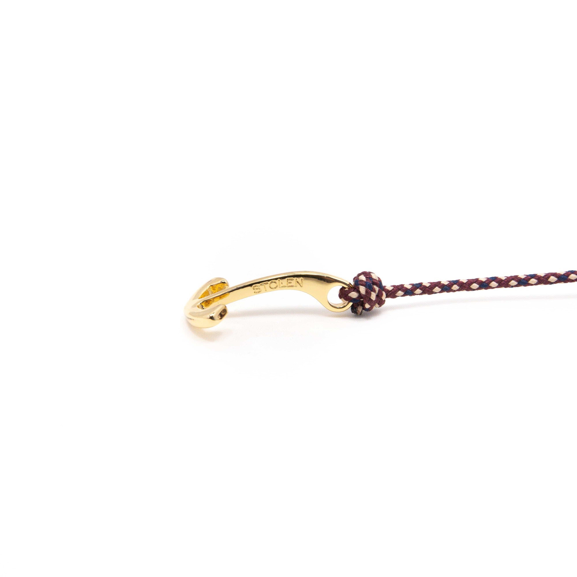 Adjustable anchor bracelet, gold-Wrist Wear-Stolen Riches / CA