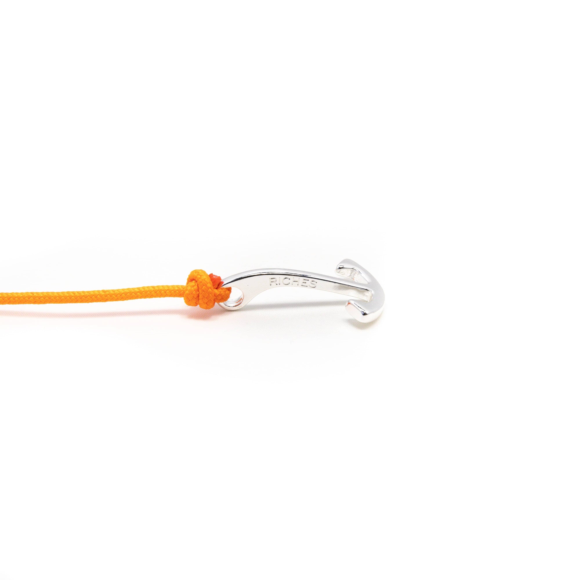 Adjustable anchor bracelet, silver-Wrist Wear-Stolen Riches / CA