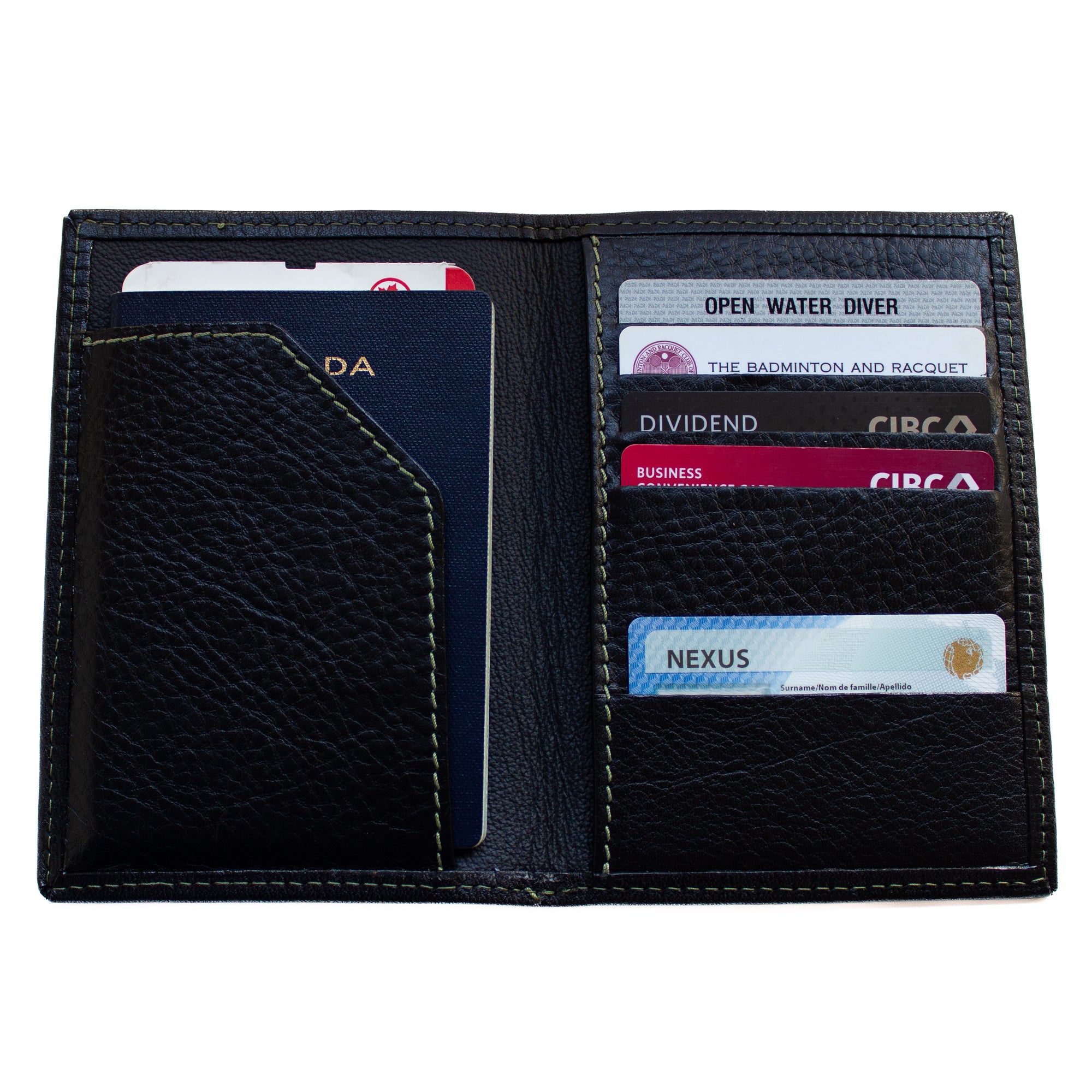 Black Passport Holder and Wallet