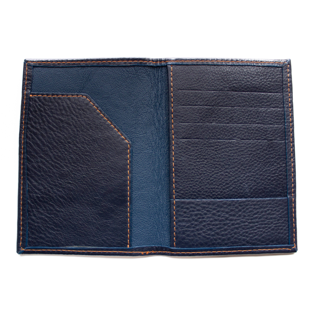 Blue Passport Holder and Wallet
