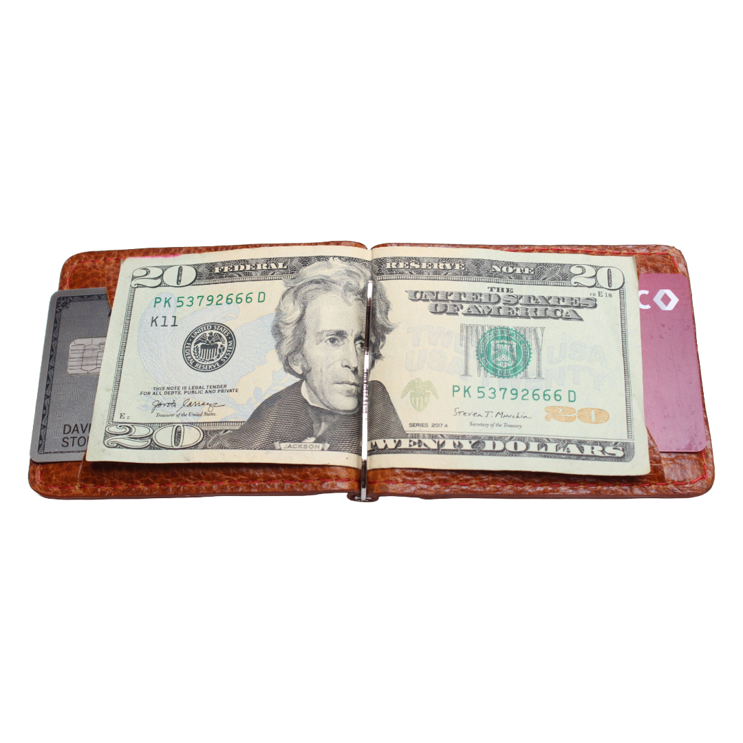 Brown Money Clip Wallet