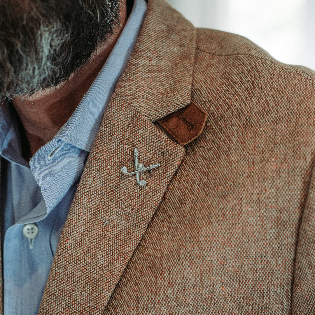 Golf Clubs Lapel Pin