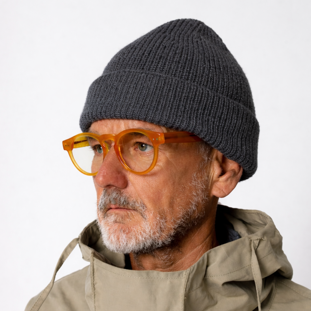 Iron Grey - Merino Wool Beanie