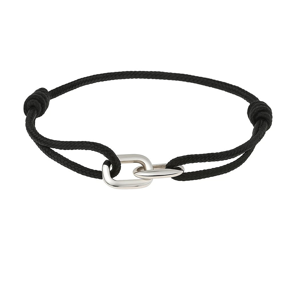Black Braid Cuff Stack