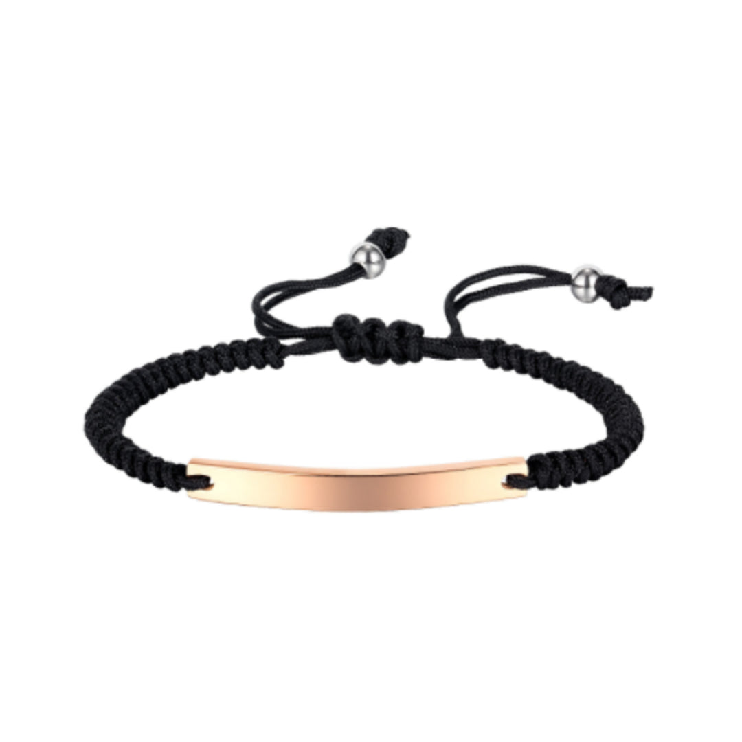 Black and Gold Bracelet Stack