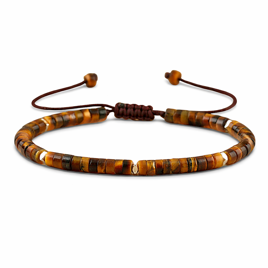 Orange Braid Cuff Stack