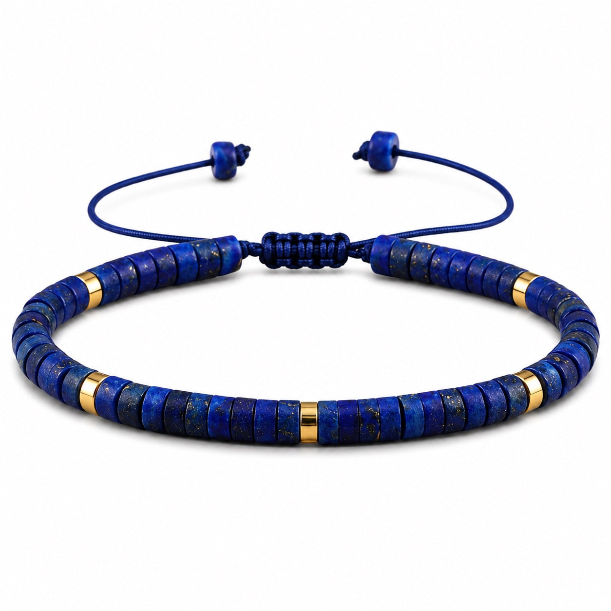 Ibiza - Lapis Heishi Stone Bracelet