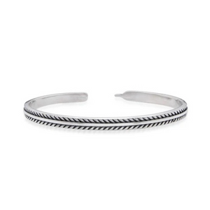 feather silver cuff bracelet by Stolen Riches
