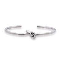 knot silver cuff bracelet by Stolen Riches