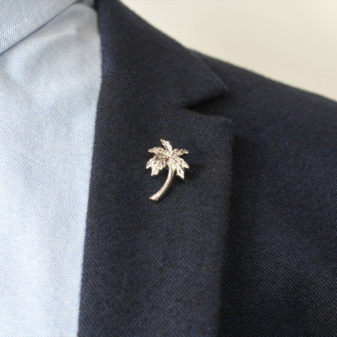 Palm Tree Pin Palm Tree Lapel Pin - Stolen Riches
