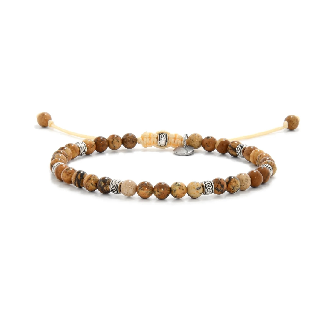 brown stone bead bracelet by Stolen Riches