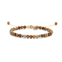 brown stone bead bracelet by Stolen Riches