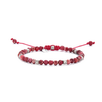 red stone bead bracelet by Stolen Riches