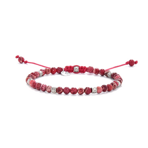 red stone bead bracelet by Stolen Riches