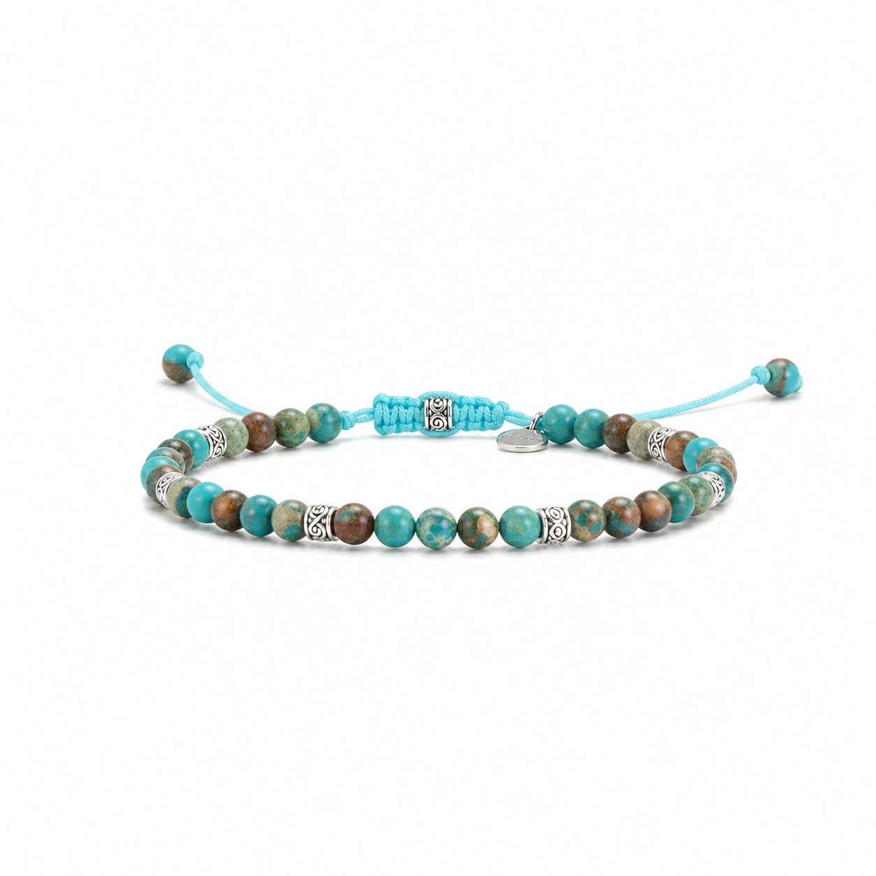 Palma - Coastal Azure - Turquoise Sea Sediment Jasper