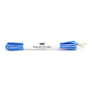 Light blue laces for dress shoes, Length: 27"/69cm-Stolen Riches