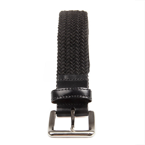Black - Woven Stretch Belt