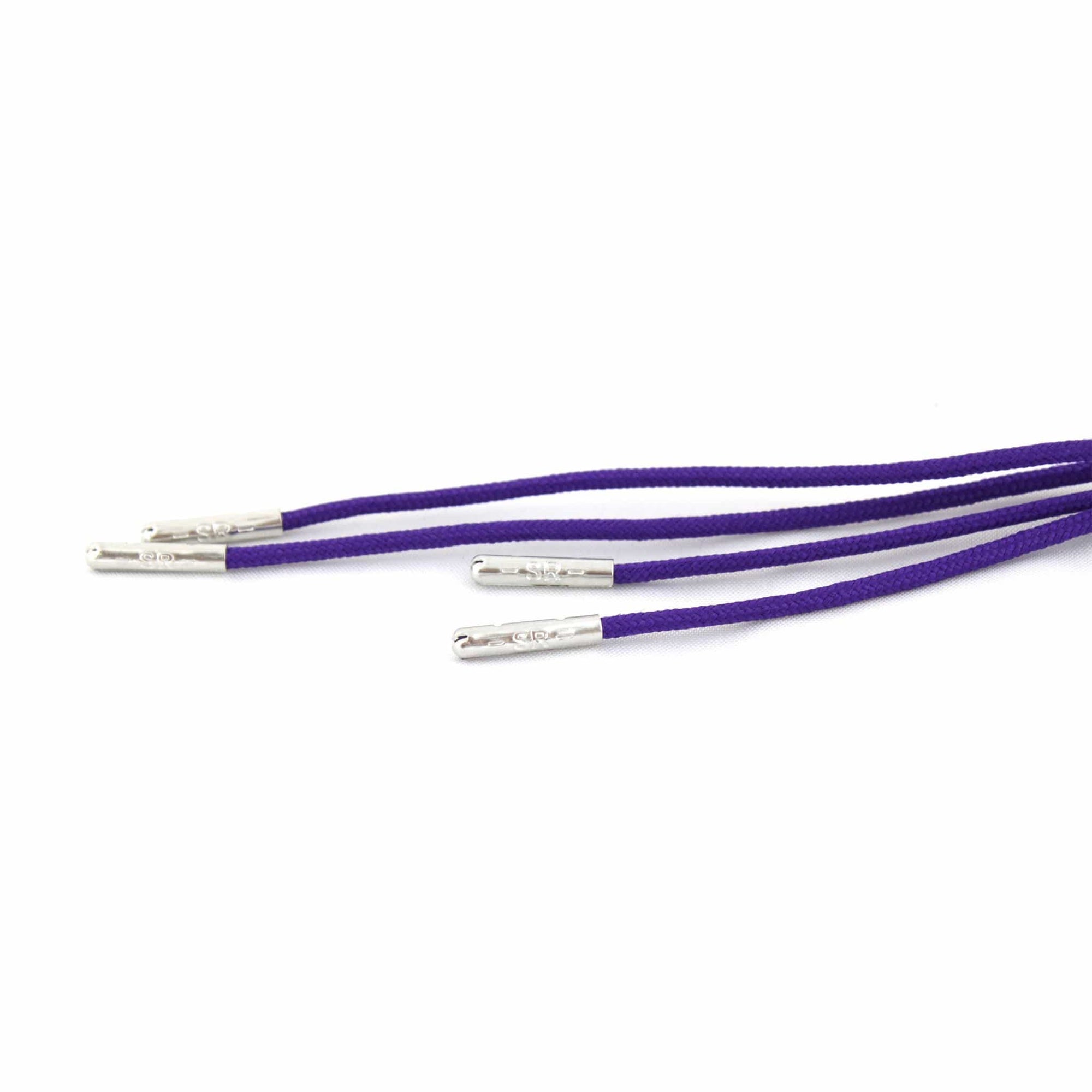 Purple dress sales shoe laces