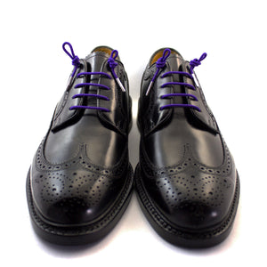 Purple laces for dress shoes, Length: 27"/69cm-Stolen Riches
