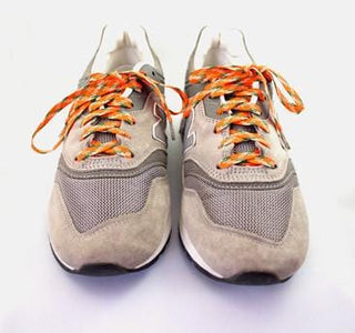 Camo orange laces for sneakers (Length: 45"/114cm) - Stolen Riches