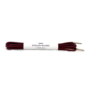 Burgundy laces for dress shoes, Length: 27"/69cm-Stolen Riches