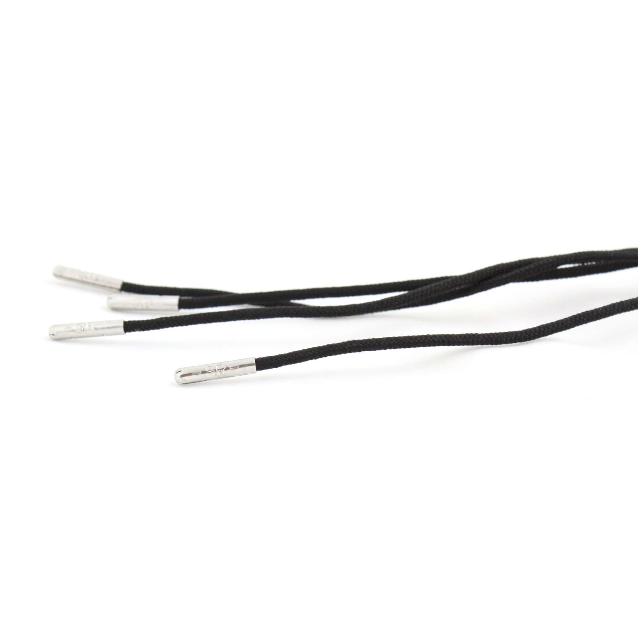 Black laces for dress shoes, Length: 32"/81cm-Stolen Riches