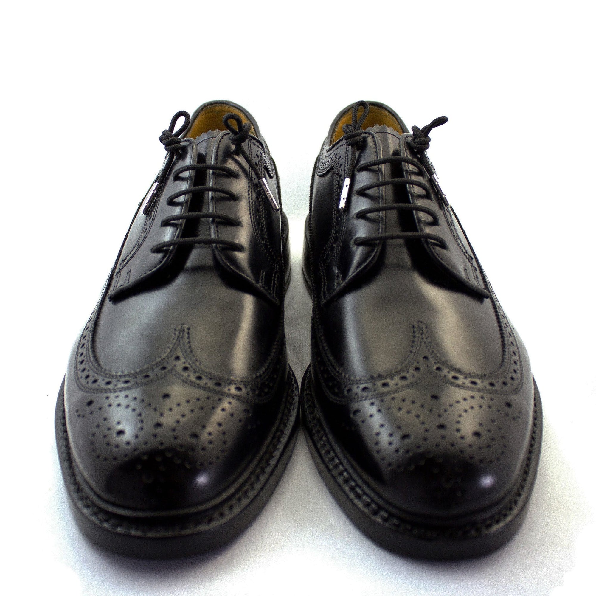 Black laces for dress shoes, Length: 32"/81cm-Stolen Riches